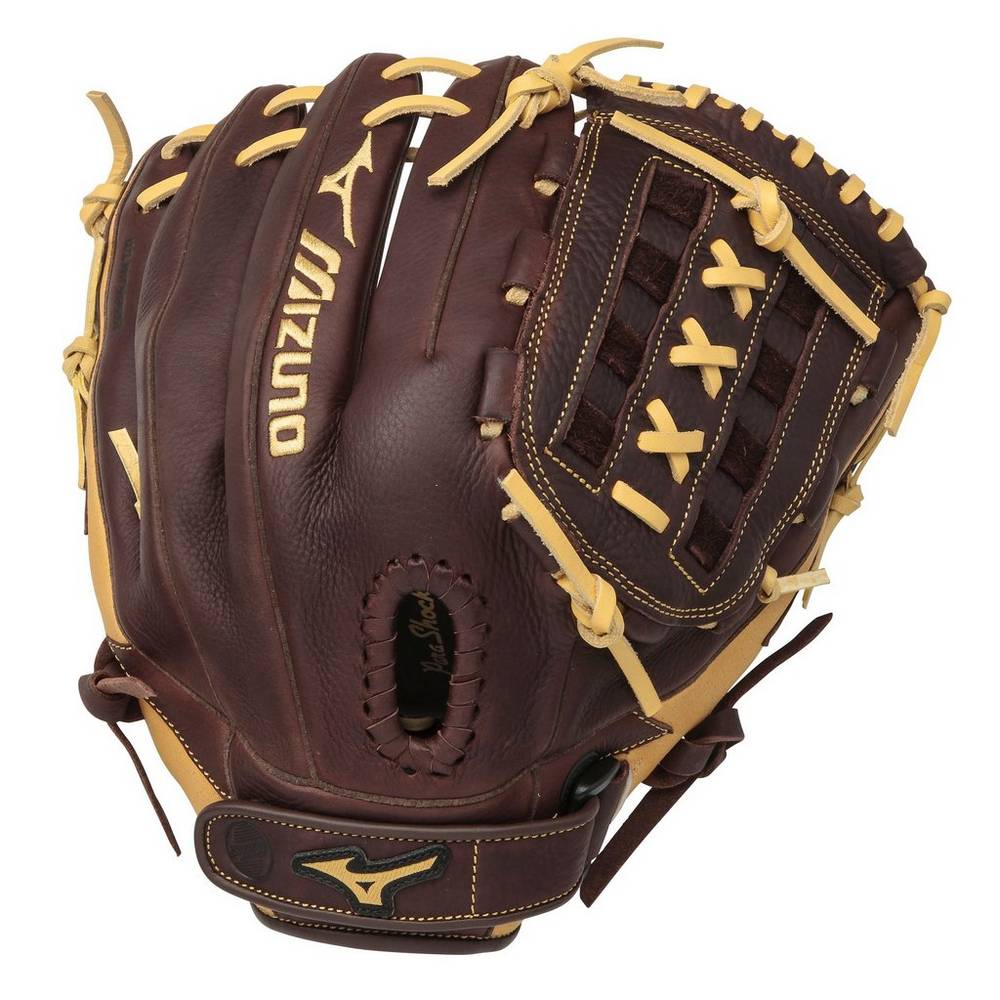 Mizuno Men's Franchise Series Slowpitch Softball Glove 12.5" Coffee (312474-SFY)